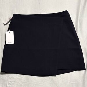 Wilfred Midnight Black Mini Skirt